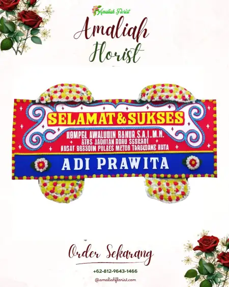 Papan Bunga Ucapan Selamat Ketitanglor